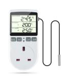 Doright Digital Temperature Controller LCD Screen Thermostat UK Plug - Ideal for Greenhouse, Farm, Terrarium, Reptile - 250V/13A - Buy Online on SooperMarket.com
