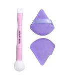 BS-MALL U-Shaped Nose Contour Makeup Brush - 2-in-1 Tool for Sculpting & Defining Features | Enhance Your Face's Natural Curves - Buy Online on SooperMarket.com