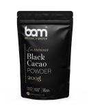 BAM Luxurious Cocoa Powder - 100% Intense Black Cocoa for Baking & Desserts (200g) - Premium Quality International Shipping - Buy Online on SooperMarket.com