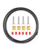 Hydraulic Disc Brake Hose Replacement Kit for Shimano, AVID, SRAM, Magura - 2.5m Length - Multiple Fitting Options - Buy Online on SooperMarket.com