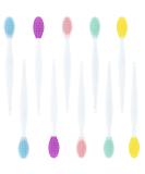 10Pcs Exfoliating Nose Brush Silicone Lip Brush Double-sided Soft Lip Brush Lip Scrub Brush Lip Scrubber Blackhead Brush for Lip Skin Smoothing Cleaning Perfect Makeup Tool Kits - Buy Online on SooperMarket.com