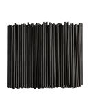 250 Pack Disposable Plastic Drinking Straws - 7.75 High - Black - Eco-Friendly & Durable - Buy Online on SooperMarket.com