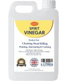 Spirit White Vinegar Food Grade Acetic Acid 5% Liquid for Household Cleaning Cooking Baking and Pickling - 5L Pack of 1 - Buy Online on SooperMarket.com