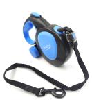 ARMALTRD 8m Retractable Dog Lead | Heavy Duty 360 Extendable Leash for Large Dogs | Tangle-Free Bungee Leash for Small to Medium Pets - 26.4 FT Blue - Buy Online on SooperMarket.com