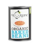 Mr Organic - Baked Beans - Certified Organic and Vegan - Baked Beans in a BPA-Free Tin Tomato 400 g (Pack of 1) - Buy Online on SooperMarket.com