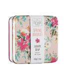 Scottish Soaps Soap In A Tin - Floral Spring Bouquet 100g | Luxury Natural Bath Products - International Shipping Available - Buy Online on SooperMarket.com