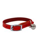 JK Cat Collar Real Leather with Safety Elastic Bell Available (Red) - Buy Online on SooperMarket.com