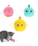 PUPPBUDD 3 Cat Toys with Catnip - Interactive Electric Cat Balls with Sound | Fun Play Set for Cats - Buy Online on SooperMarket.com