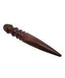 Honbay 1PCS Ebony Wood Leather Edge Burnisher Tool for Burnishing Leather Projects (4 Grooves) - Buy Online on SooperMarket.com