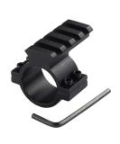 Higoo 1-Inch Scope Ring Adaptor with Picatinny/Weaver Rail Mount - Tactical Barrel Clamp for Scope Flashlight Laser Sight - Buy Online on SooperMarket.com