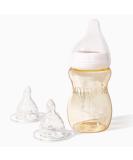 Minbie 3 Month+ BPA-Free Breastfeeding Baby Bottle Kit - For Babies 3 Months and Older - Buy Online on SooperMarket.com