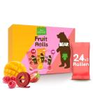 Bear Fruit Rolling Mixbox |100% natural ingredientsWithout the addition of sugar |Healthy snack for children & adults |24 bags x 20g |480g - Buy Online on SooperMarket.com