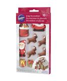 Wilton Gingerbread Scene Icing Decorations Multicolor - Buy Online on SooperMarket.com