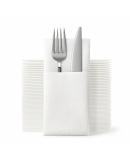 JEBBLAS Disposable Cloth Like Napkins with Flatware Pocket - 50 Pack - Buy Online on SooperMarket.com