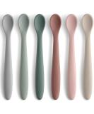 Netany Silicone Feeding Spoons for First Stage Baby and Infant Soft-Tip Easy on Gums Dishwasher & Boil-proof - Buy Online on SooperMarket.com