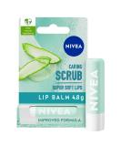 NIVEA 2in1 Aloe Vera Lip Scrub (4.8g) - Exfoliating Lip Balm with Aloe Vera and Vitamin E for Intensive Lip Care - Buy Online on SooperMarket.com