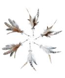 MWOOT 6pcs Cat Feather Toys with Bells Feather Toys Spinning Attachment for Indoor Cats and Kitten Catcher Replacement Feather Refills with Bells Feather Cat Toys for Playing Catcher and Exercising - Buy Online on SooperMarket.com