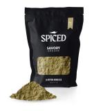 4 Oz SPICED Ground Savory in Closable Bag for Cooking - Ideal for Meat, Vegetables, Sauces, Marinades, and Salad Dressings - Buy Online on SooperMarket.com