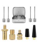 HDNNC Bicycle Valve Adapter DV AV SV Converter, Ball Pump Needle, Inflation Needle, Air Pump Needle Set for All Bike, Sports Ball and Inflatable Equipment 10PCS - Buy Online on SooperMarket.com