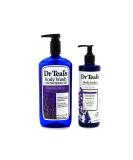 Dr Teals Lavender Body Wash and Lotion Bundle with Pure Epsom Salt - Soothing 2 Piece Set - Buy Online on SooperMarket.com