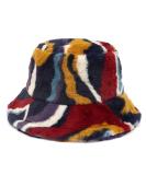 Fuzzy Bucket Hat for Women Furry Fur Bucket Hat Winter Warm Plush Fisherman Fluffy Sherpa Bucket Hat Multicolor - Buy Online on SooperMarket.com