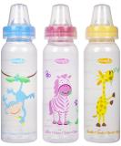 Evenflo Zoo Friends 3 Count Standard Nipple Bottle  8 Ounce (Colors May Vary) Pink 3 Count (Pack of 1) - Buy Online on SooperMarket.com