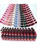240pc Kids Short Square Matte Press on Nails 10 Colors Colored Artificial Fingernails for Women, Girls, Kids - Manicure Design Decor (Short Round) - Buy Online on SooperMarket.com
