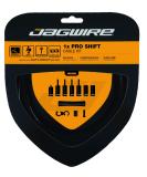 Jagwire - Universal 1x Pro Shift Kit |for Road, MTN, and Gravel Bike | SRAM and Shimano Shifter Compatible, Polished Stainless Cables, 10 Color Options Black - Buy Online on SooperMarket.com