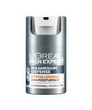 L'Or al Paris Men Expert Sensitive Skin Moisturiser 50ml - Magnesium Defence & Hyaluronic Acid | Hypoallergenic 24H Daily Moisturiser - Buy Online on SooperMarket.com