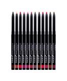 Beauty Spot 12 Colors Retractable Waterproof Lip Liner Set, Roll It Up Auto Lip Pencil, Long Lasting Fade Resistant - Buy Online on SooperMarket.com