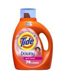 Tide Liquid Laundry Detergent with Touch of Downy - April Fresh Scent 74 Loads (105 fl oz) | International Shipping Available - Buy Online on SooperMarket.com