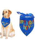 Blue Dog Birthday Boy Bandana for Small to Large Dogs - Puppy Party Scarf - Buy Online on SooperMarket.com