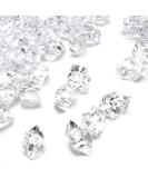 DomeStar Fake Ice Rocks, 150PCS(2.5Cups) Acrylic Gems Crystals Clear Rocks Plastic Diamonds Vase Centerpiece for Vase Fillers Party Table Scatter Wedding Food Display 150 Clear - Buy Online on SooperMarket.com
