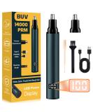 2024 Professional Nose Hair Trimmer for Men & Women - LED Display USB Rechargeable Waterproof Dual Edge Blades - Painless Grooming Tool - Buy Online on SooperMarket.com