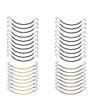 YBB 36 Pcs Ponytail Hooks Hair Clips  Elastic Hair Ties Ponytail Holders for Women Hair Styling (Black  Brown and Gold) - Buy Online on SooperMarket.com