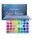 39 Colors Rainbow Eyeshadow Palette - Matte, Shimmer, Metallic, Vegan, Highly Pigmented Makeup Set - Buy Online on SooperMarket.com
