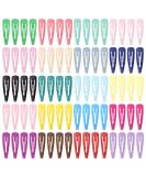 80 Pack Candy Curl Hair Clips 2 Inch Metal Snap Hair Clips Kids Barrettes Girls' Hair Accessories for Little Girls Baby Kids Colorful Small Hair Barrettes Hair Accessories for Fine Hair - Buy Online on SooperMarket.com