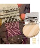 Small Loom Speedweve Type Weave Tool,darning Loom Quickly Mini Mending Convenient Darning Loom for Mending Jeans Socks Clothes Loom Machine Makes Beautiful Stitching DIY Weaving Arts (14 Hooks) - Buy Online on SooperMarket.com