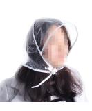 SelfTek 2 Pcs Rain Bonnet with Visor Clear Plastic Rain Hats  Waterproof Rain Scarf Protect Hairstyle for Women Lady (White) - Buy Online on SooperMarket.com