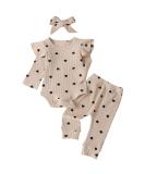 Baby Girl Clothes Outfits White Lace Ruffle Romper Top +Jeans Shorts Clothing Set 3-24 Months 6-12 Months Brown - Buy Online on SooperMarket.com