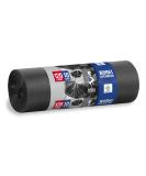 Anna Zaradna ST-AZ-001972 garbage bag tearproof super strong 120l |10 pieces |Garbage sack garbage bag waste bags for the household waste office made of thick LDPE regranulate film Color: black 120 l - Buy Online on SooperMarket.com