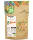 Wholefood Earth Organic Spelt Flakes 1kg | Vegan | GMO Free | High Fibre | Certified Organic - Buy Online on SooperMarket.com