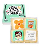 Get Well Soon Cookie Gift Basket for Kids and Adults | Nut Free & Kosher | After Surgery Care Package - 4 Pack - Buy Online on SooperMarket.com