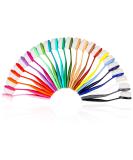 Yoseng 24 Pack Ink Blending Brushes Blenders Ink Blending Tool for Card Making Craft Broad Application Assortment Paper Crafter Color Code Handle (Brush Head Size 0.85 Inches) 24 Color Brushes - Buy Online on SooperMarket.com