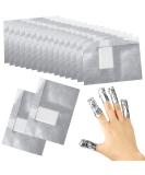 Sularpek 100 Pcs Foil Nail Wraps with Pre-attached Cotton Pads - Nail Foil Aluminium Remover for Gel Nails - Manicure and Pedicure Nail Art Cleaner - Buy Online on SooperMarket.com