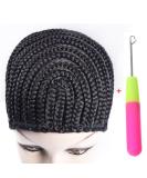Refined Braided Wig Caps Crotchet Cornrows Cap For Easier Sew In Caps for Making Wig Glueless Hair Net Liner Crochet Wig Caps(Cornrows Caps 1pcs) - Buy Online on SooperMarket.com