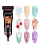 MIZHSE 5D Sculpture Gel for Nails - Clear Molding & Carving Gel | 15ml Gel for Nail Art & DIY Manicure Decorations - Buy Online on SooperMarket.com