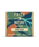 Faith In Nature Blue Cedar Hand Soap Bar - Vegan, Cruelty-Free, No SLS, Parabens (100g) - Buy Online on SooperMarket.com
