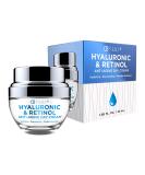 CLAIR BEAUTY Hyaluronic & Retinol Anti Aging Day Cream - Hydrating & Rejuvenating | Reduces Appearance Of Wrinkles, Creases & Fine Lines | Evens Skin Tone & Dark Spots - 50mL - Buy Online on SooperMarket.com
