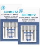 Schmetz Universal Sewing Machine Needles - Size 80/12-2 Cards - 20 Needles - Buy Online on SooperMarket.com
